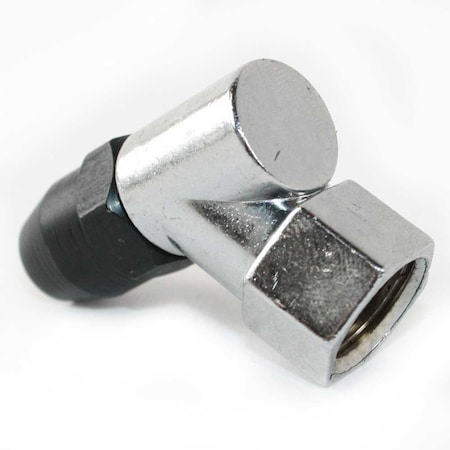 Interstate Pneumatics 1/4 Inch FPT Angled-In Tapered Chuck with Shut-off Valve T05